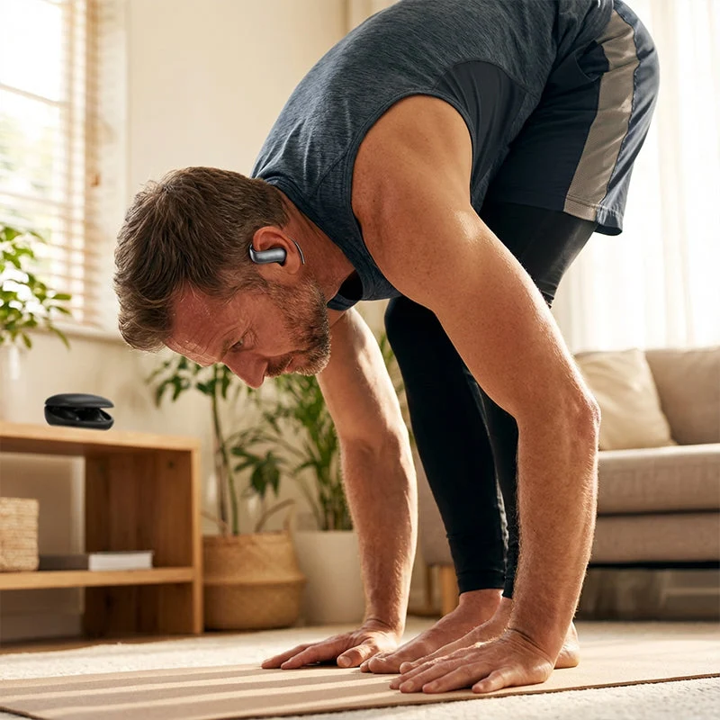 🎁 2026 Neuheiten 50% RABATT 💥 Bluetooth 6.0 Ohrhörer – 4,2g ultraleicht, kaum spürbar. 48 Std. Spielzeit, IPX5 schweißfest. Perfekt fürs Laufen & tägliches Hören. ⚡✨