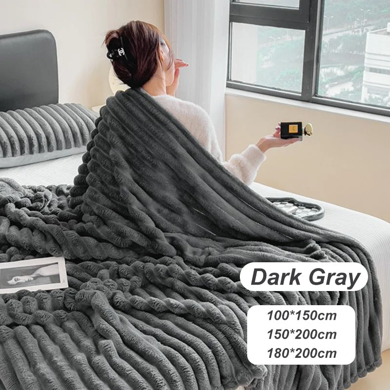 🛏️ 50% RABATT! Weiche Polyester-Kuscheldecke für Sofa und Bett in mehreren Größen