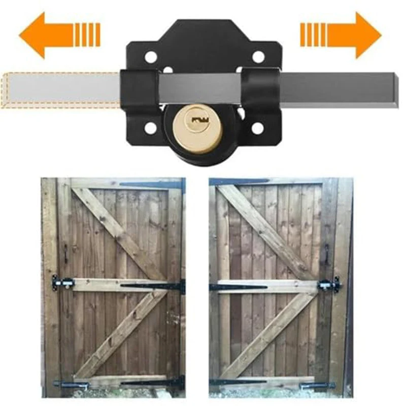 🔒 50% RABATT! 🗝️ 50/70 mm Weitwurf-Torschloss mit 5 Schlüsseln – Robuste Konstruktion, Inklusive 5 Schlüssel & Universelle Passform 🚪 Kostenloser Versand