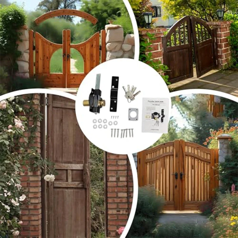 🔒 50% RABATT! 🗝️ 50/70 mm Weitwurf-Torschloss mit 5 Schlüsseln – Robuste Konstruktion, Inklusive 5 Schlüssel & Universelle Passform 🚪 Kostenloser Versand