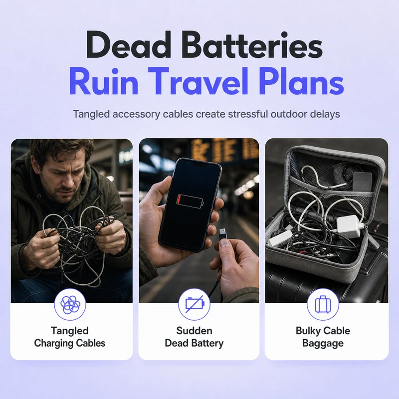 💥 50 % Rabatt! Magnetische Powerbank mit kabellosem Schnellladen – Kabel & Ständer inklusive! 📱 Für unterwegs, bis zu 20.000 mAh 🔋 Limitiertes Angebot ⏳