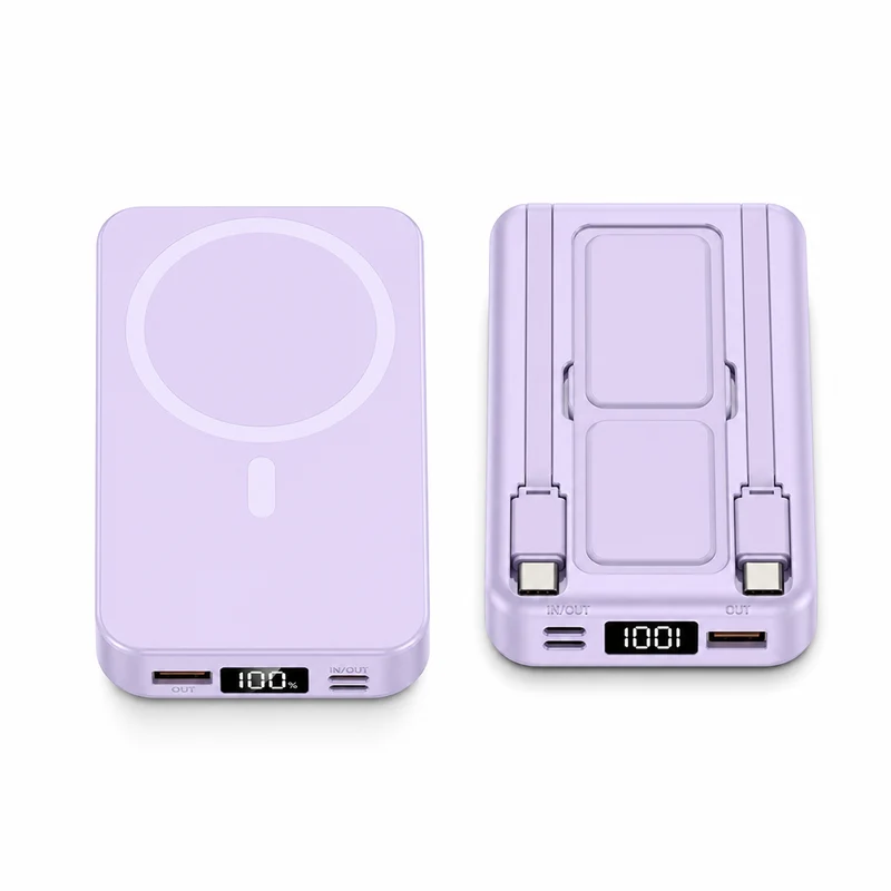 💥 50 % Rabatt! Magnetische Powerbank mit kabellosem Schnellladen – Kabel & Ständer inklusive! 📱 Für unterwegs, bis zu 20.000 mAh 🔋 Limitiertes Angebot ⏳