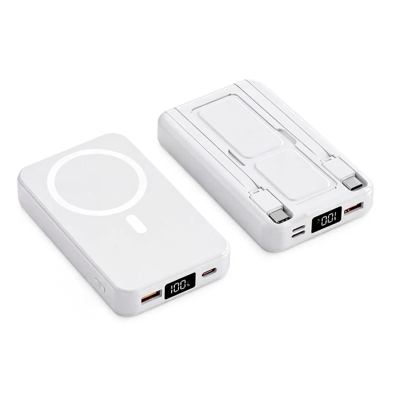 💥 50 % Rabatt! Magnetische Powerbank mit kabellosem Schnellladen – Kabel & Ständer inklusive! 📱 Für unterwegs, bis zu 20.000 mAh 🔋 Limitiertes Angebot ⏳
