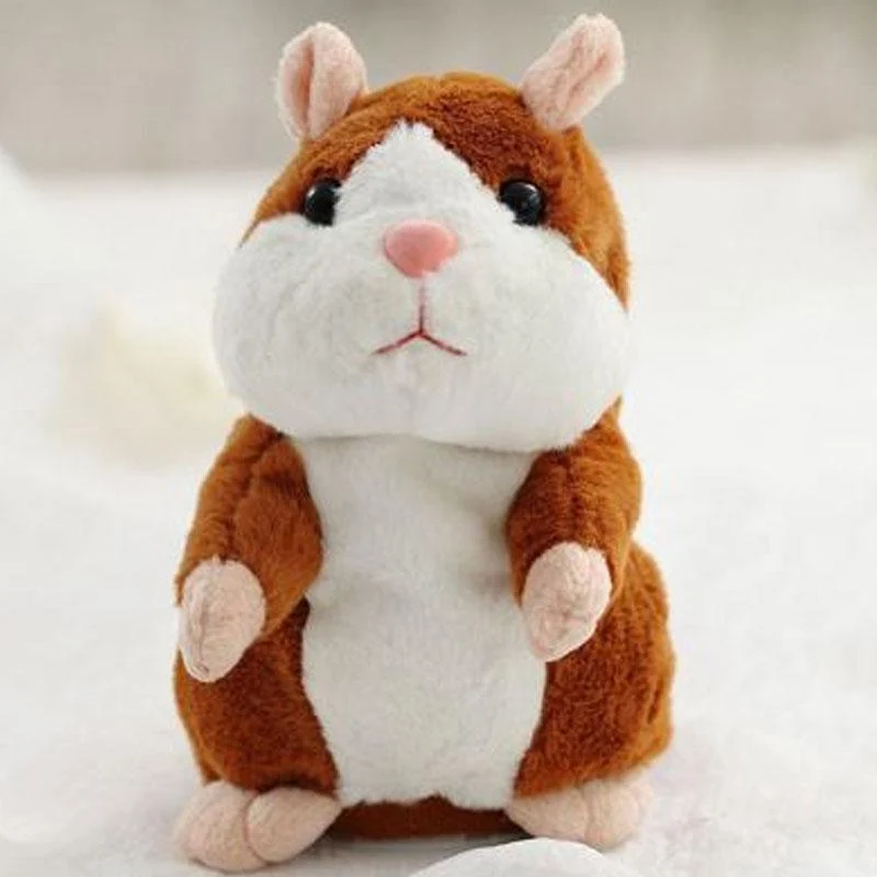 🎉LETZTER TAG DES ANGEBOTS 50 % RABATT!!🎁Sprechender Hamster-Plüsch, interaktives sprechendes Hamster-Kuscheltier für Kinder & Partys 🐹