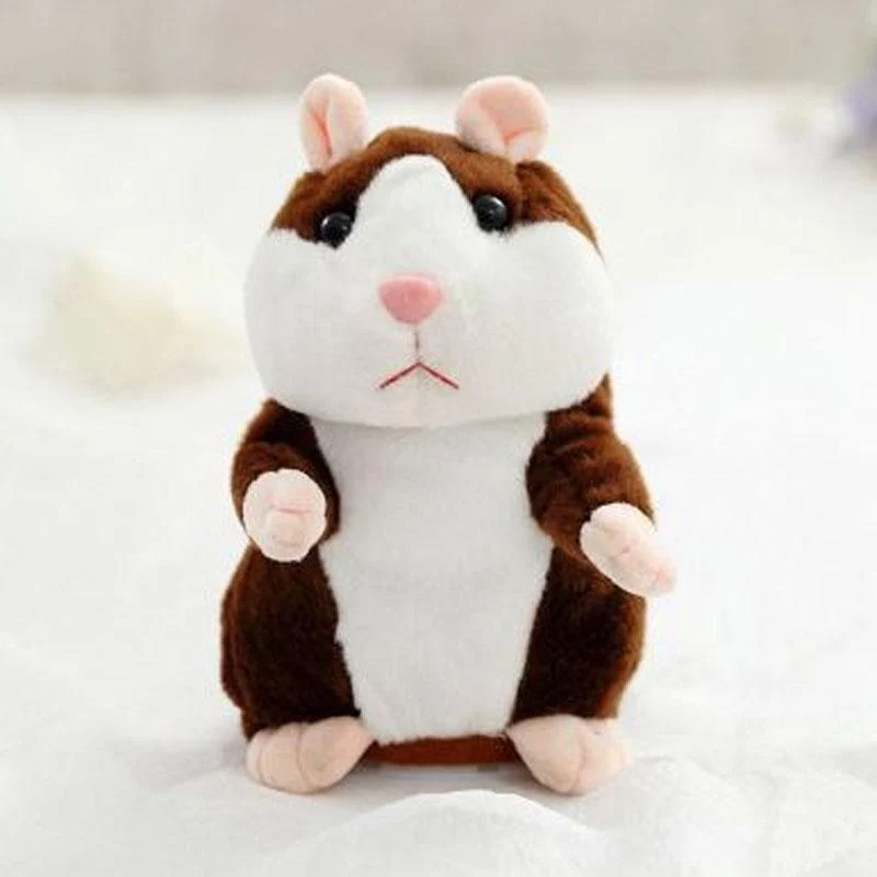 🎉LETZTER TAG DES ANGEBOTS 50 % RABATT!!🎁Sprechender Hamster-Plüsch, interaktives sprechendes Hamster-Kuscheltier für Kinder & Partys 🐹