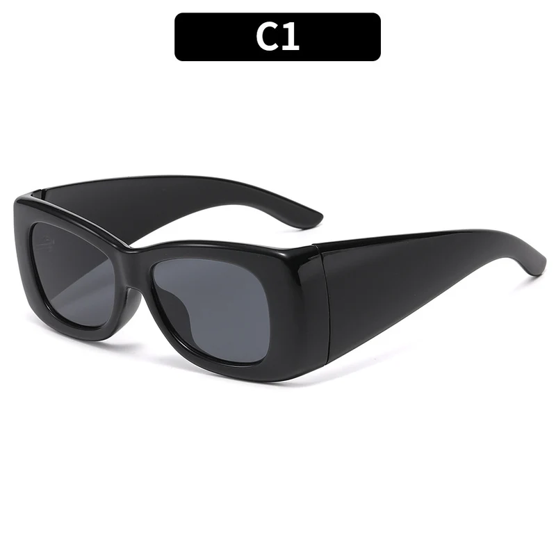 Elegante Übergroße Quadratische Sonnenbrille