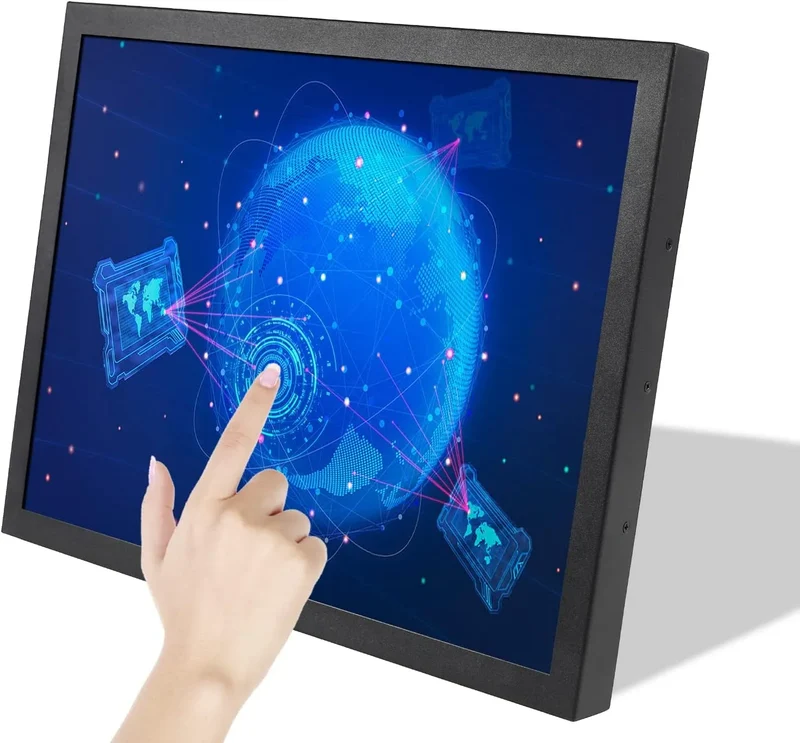 Monitor, 15 Zoll, Touch-Bedienung, Industrie, VSDISPLAY 15 Zoll Industrieller Touch Monitor mit Dual Lautsprechern