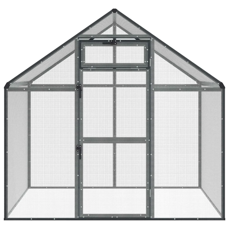 Voliere Vogelkäfig Vogelhaus 181x110x173cm Außenvoliere
