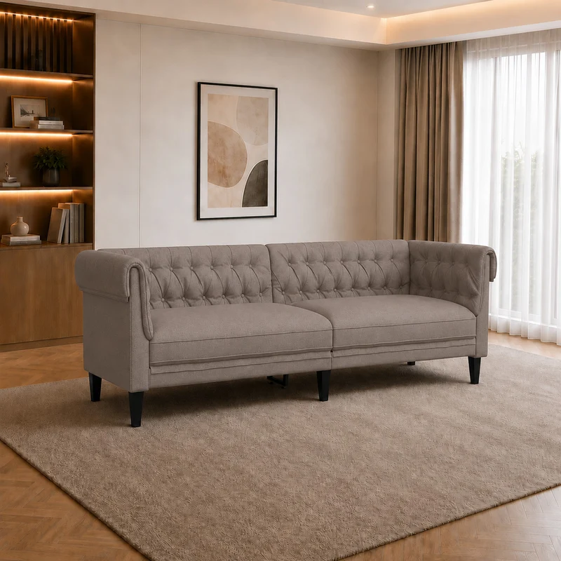 Sofa Polstersofa Wohnzimmercouch Couch Wohnzimmer 201x74x74cm