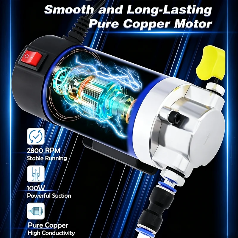 🛍️ 50% RABATT! 🔧 Tragbare 12V-Ölablasspumpe – Kupfermotor, inkl. Schläuche & Box – Ideal für Motor- & Getriebeölwechsel 🚗