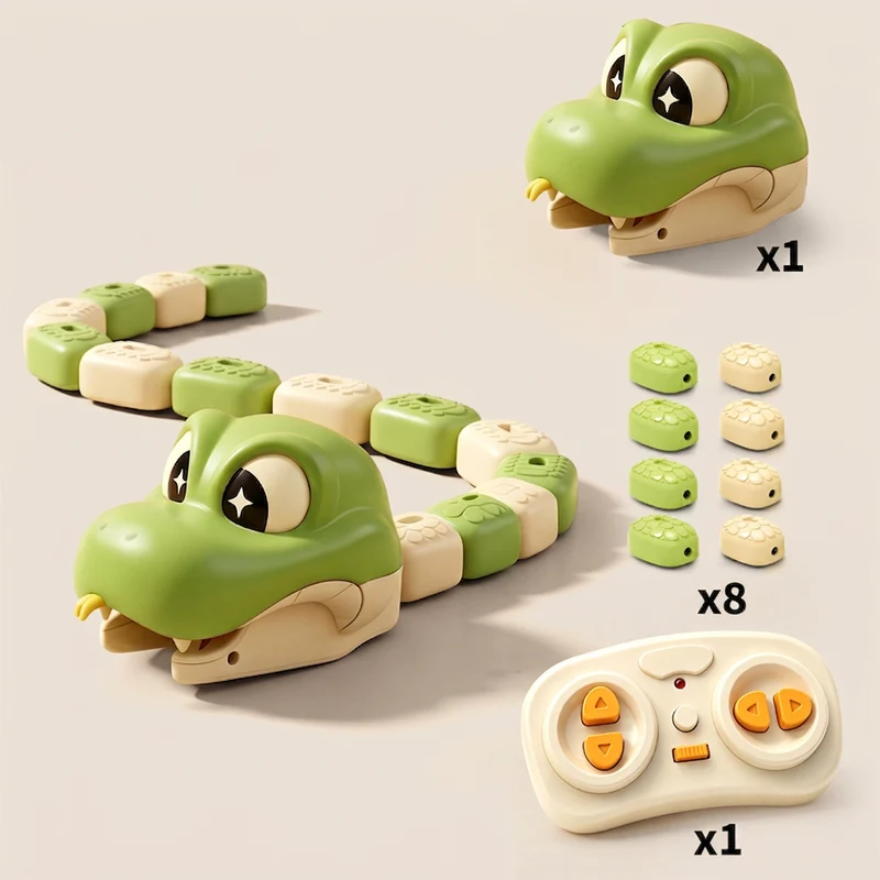 🐍🎮 RC Battle Snake – 50 % Rabatt! Magnetisches Zusammenstecken zum Verlängern, präzise Fernsteuerung – interaktiver Eltern-Kind-Wettbewerb. ⚡