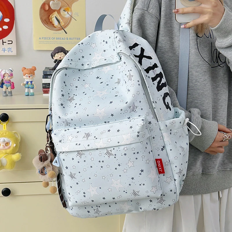 Sternenbedruckter süßer Rucksack Karnz