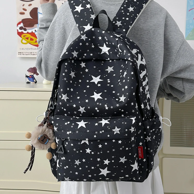 Sternenbedruckter süßer Rucksack Karnz