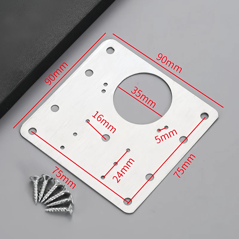 🚪 50% RABATT! 🔧 Reparaturplatte für Schranktüren – Edelstahl, stabil & einfach zu montieren – Ideal für beschädigte Scharnierbefestigungen im Haushalt 🛠️