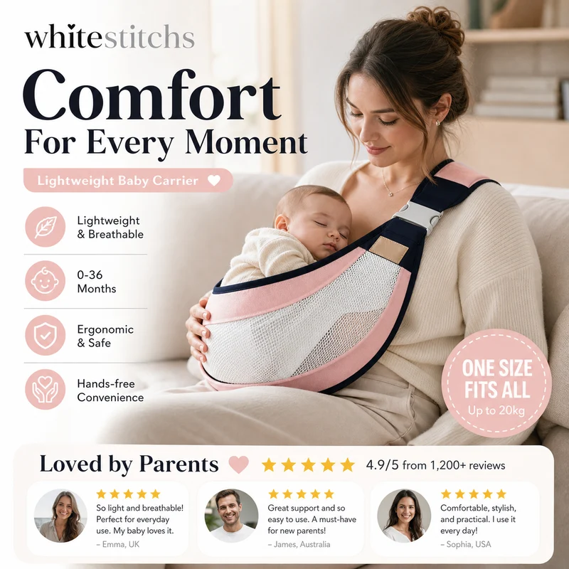 👶 50% RABATT! 🧸 4-in-1-Trage mit atmungsaktivem Mesh – 0–36 Monate, vorne & hinten – Tragekomfort & Nähe, Hände frei ✨