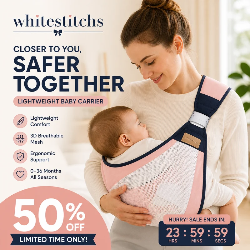 👶 50% RABATT! 🧸 4-in-1-Trage mit atmungsaktivem Mesh – 0–36 Monate, vorne & hinten – Tragekomfort & Nähe, Hände frei ✨