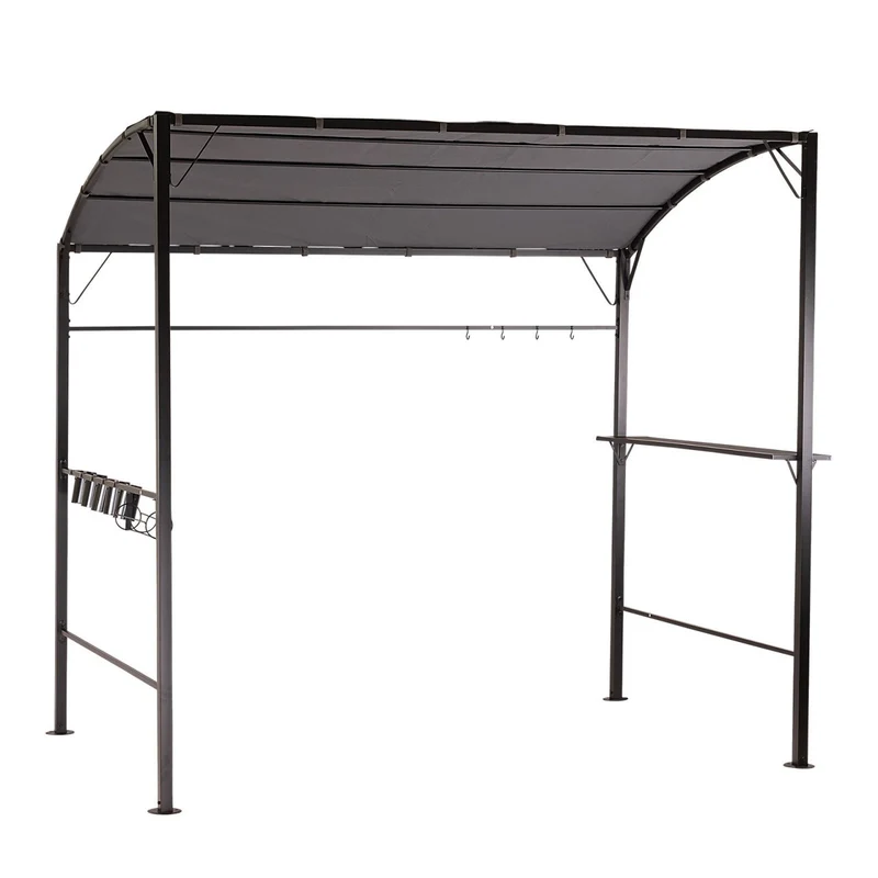 Grillpavillon 234x146x222cm Pavillon Garten Grillen
