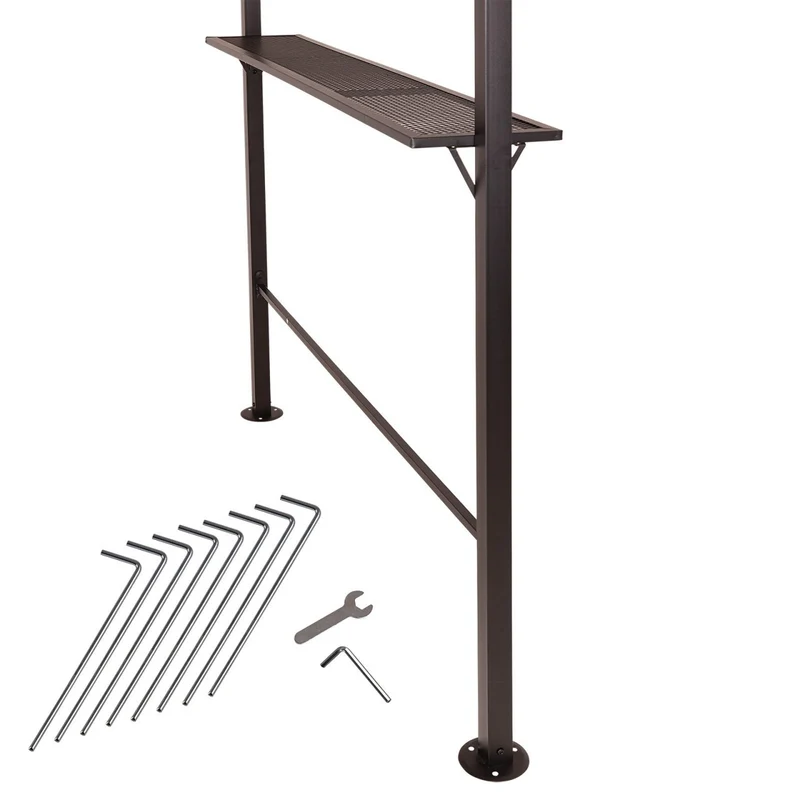 Grillpavillon 234x146x222cm Pavillon Garten Grillen