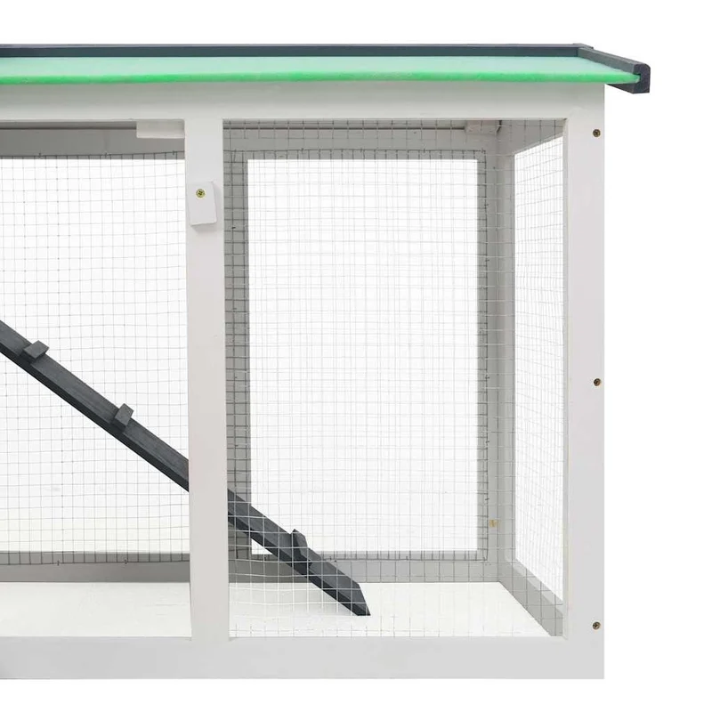 Kaninchenstall Hasenstall Kleintierstall Gehege 145x45x84cm