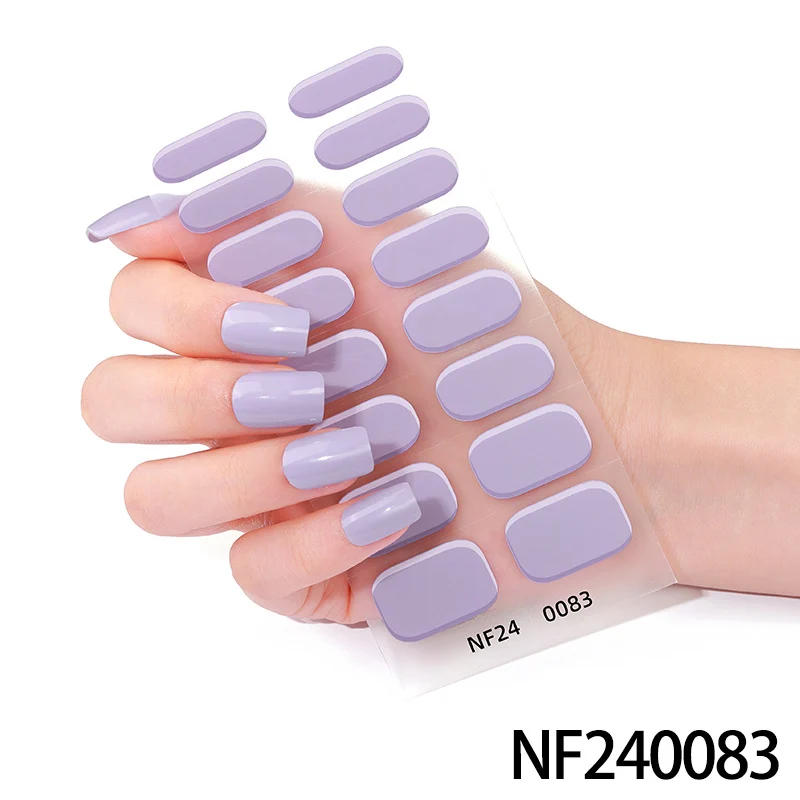 Glänzende Finish Gel-Nagel-Wickel