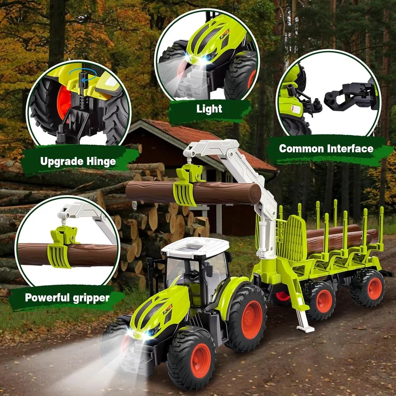 Ferngesteuerter Traktor Anhänger Spielzeug Elektrisch