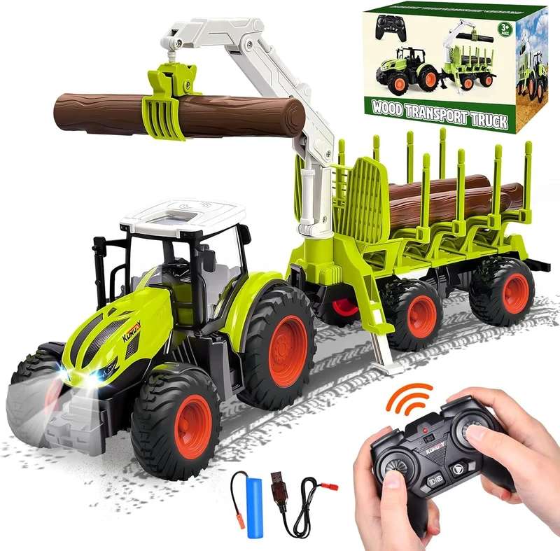 Ferngesteuerter Traktor Anhänger Spielzeug Elektrisch