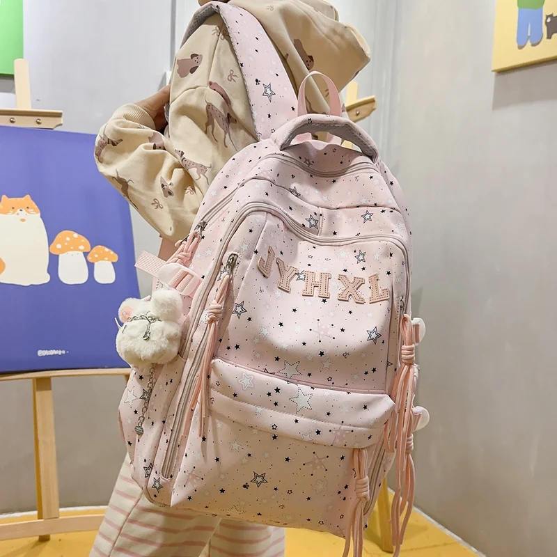 Stern-Print Freizeit Rucksack Karnz 1791205964