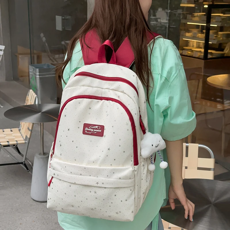 Sternen-Druck Geräumiger Rucksack Karnz