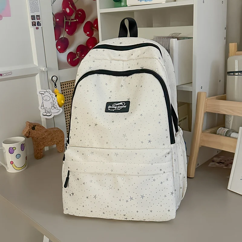 Sternen-Druck Geräumiger Rucksack Karnz