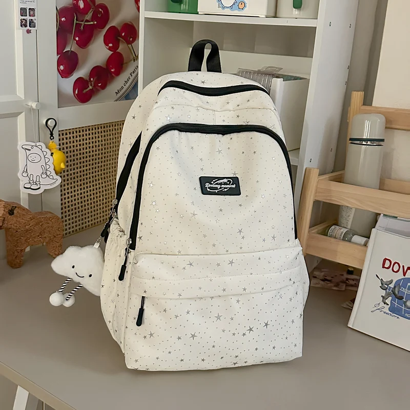 Sternen-Druck Geräumiger Rucksack Karnz