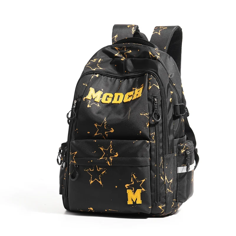 Stern-Print Multi-Fach Rucksack Karnz