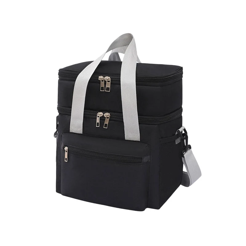 🔥50 % RABATT⏰ Doppellagige isolierte Lunchtasche, warm & kühl haltend🍚