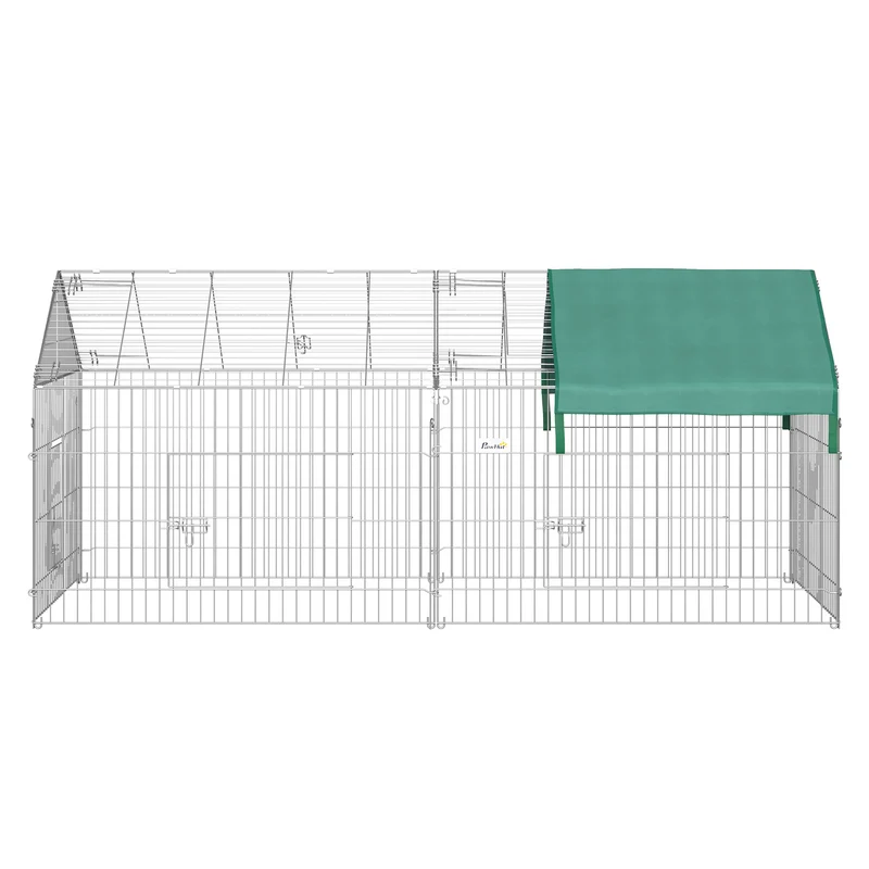 Freigehege Kleintiergehege Laufgitter Meerschweinchen 220x103x103cm