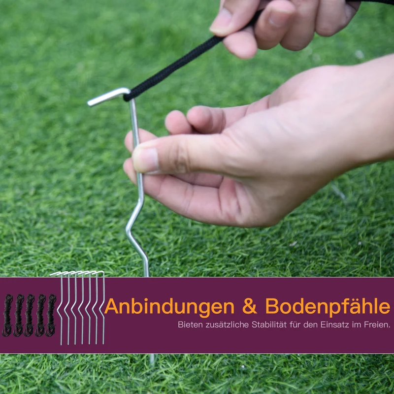 Halloween Aufblasbarer Spukbaum Luftfigur LED Beleuchtet Gartendeko