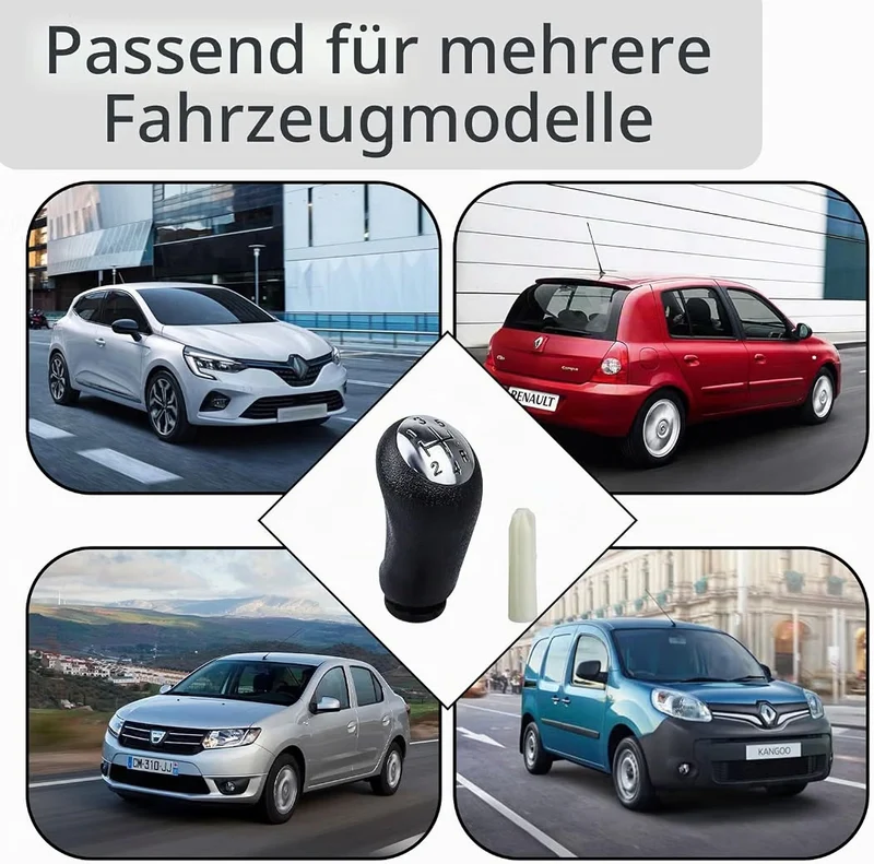 5-Gang Schaltknauf für Renault Clio Schaltknüppel Schalthebel Auto Zubehör
