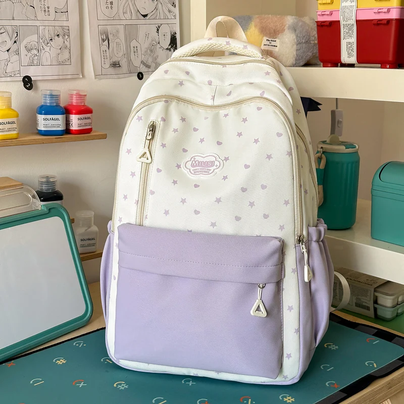 Sternenprint lässiger Rucksack Karnz