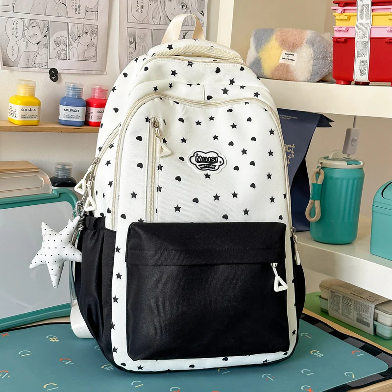 Sternenprint lässiger Rucksack Karnz