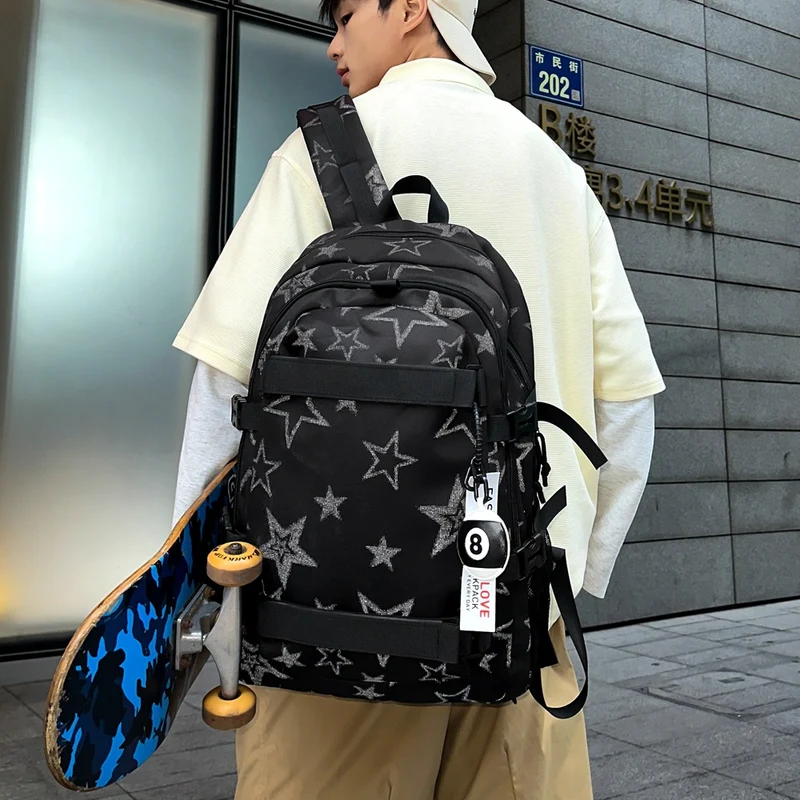 Star-Print Freizeit Rucksack Karnz