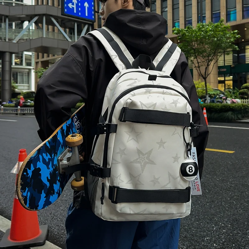 Star-Print Freizeit Rucksack Karnz