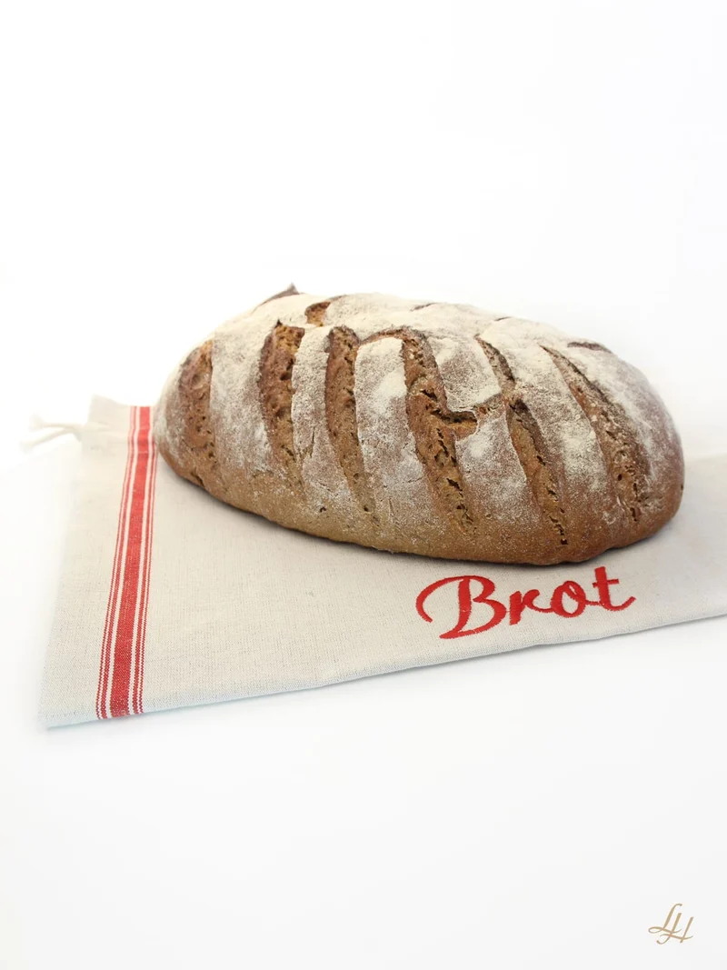 Brotbeutel Halbleinen
