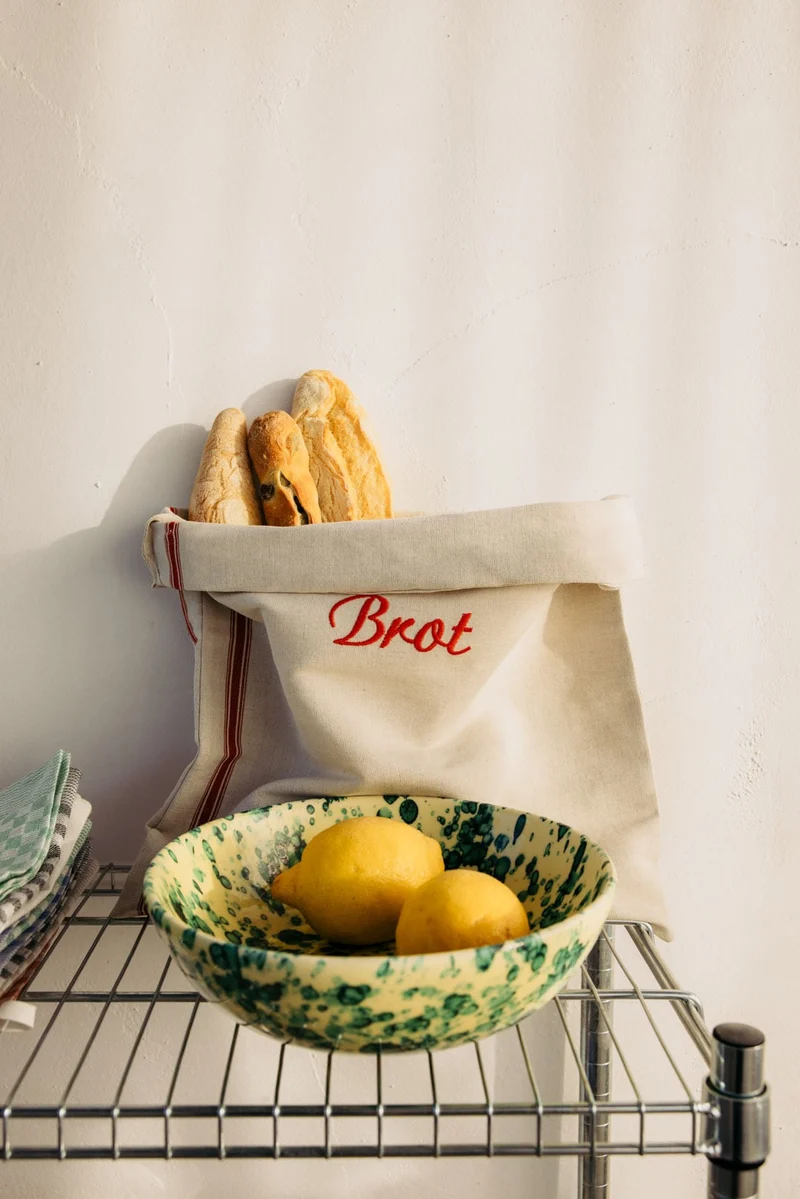 Brotbeutel Halbleinen