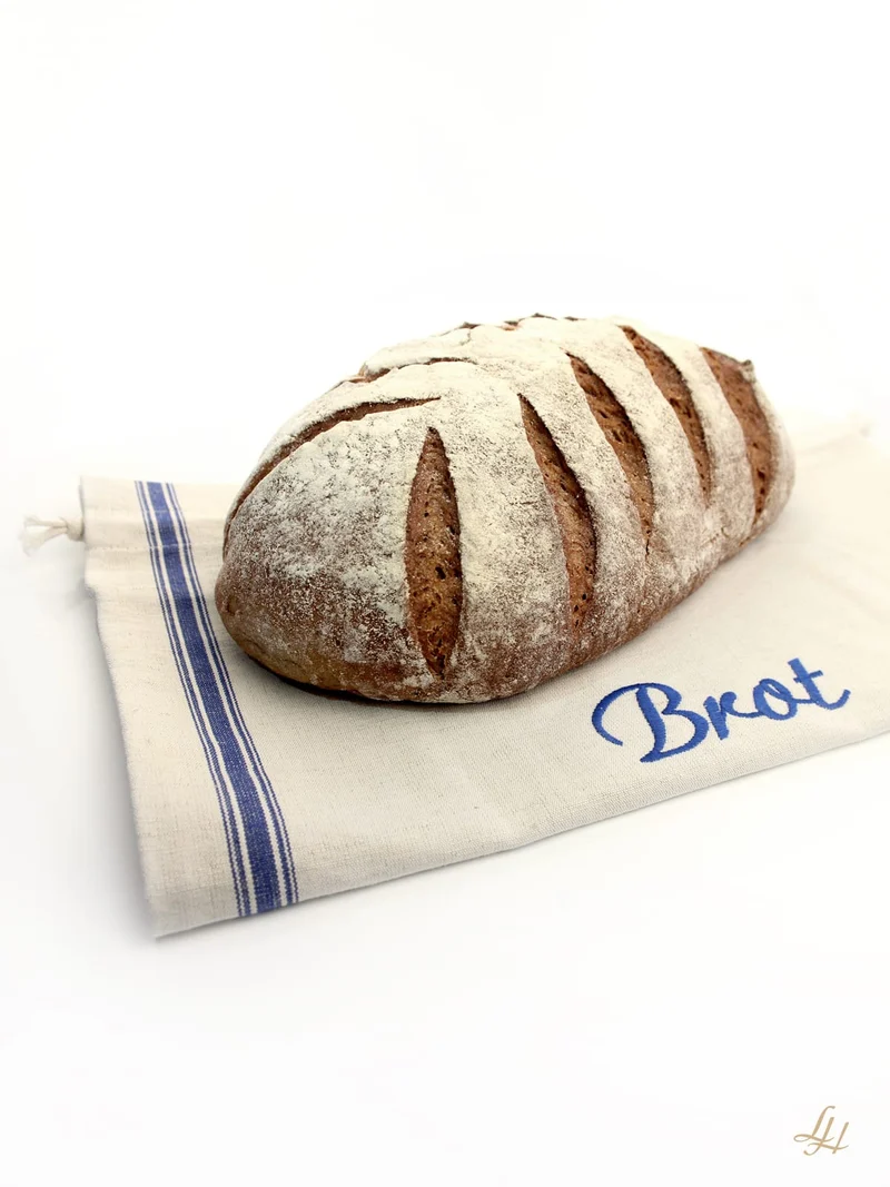 Brotbeutel Halbleinen