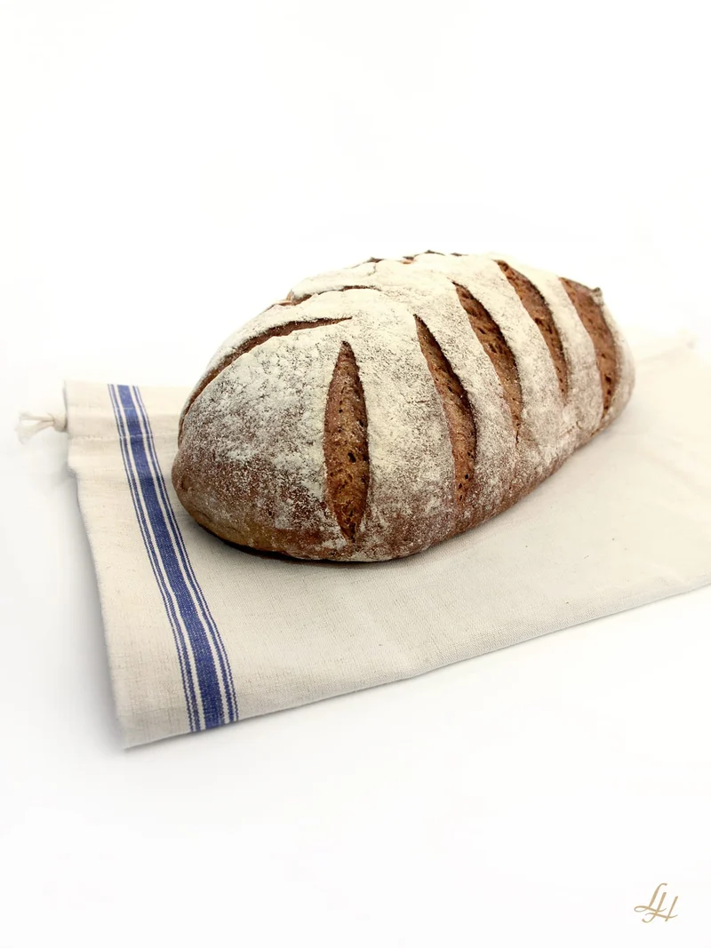Brotbeutel Halbleinen