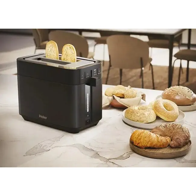 Haier I-Master Series 5 1150W 2 Slice Toaster - Schwarz | HTO5A3