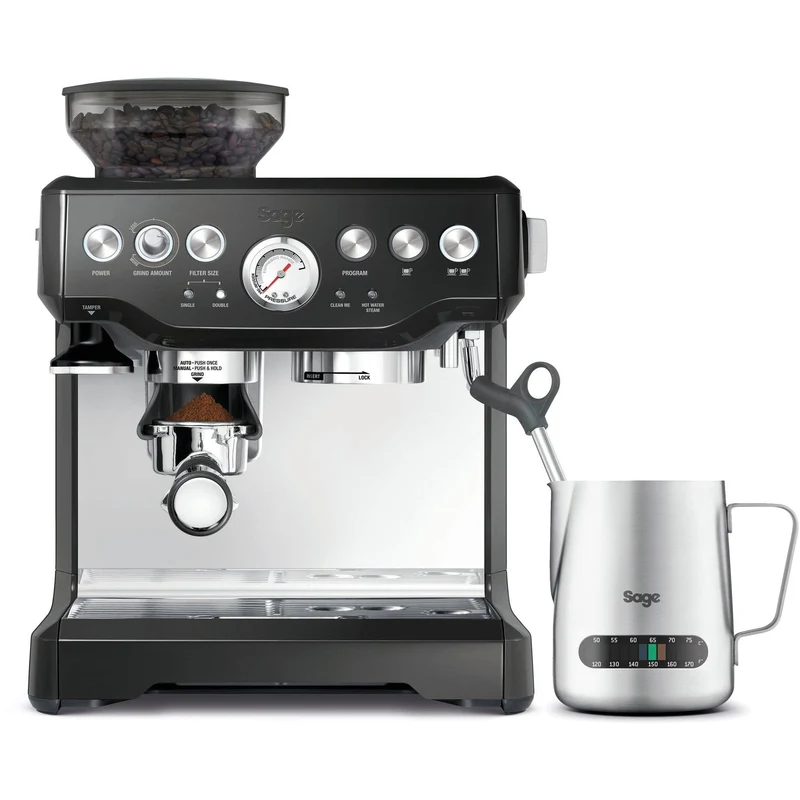 Sage The Barista Express Bean to Cup Kaffeemaschine - Schwarz Truffle | SES875BTR2GUK1