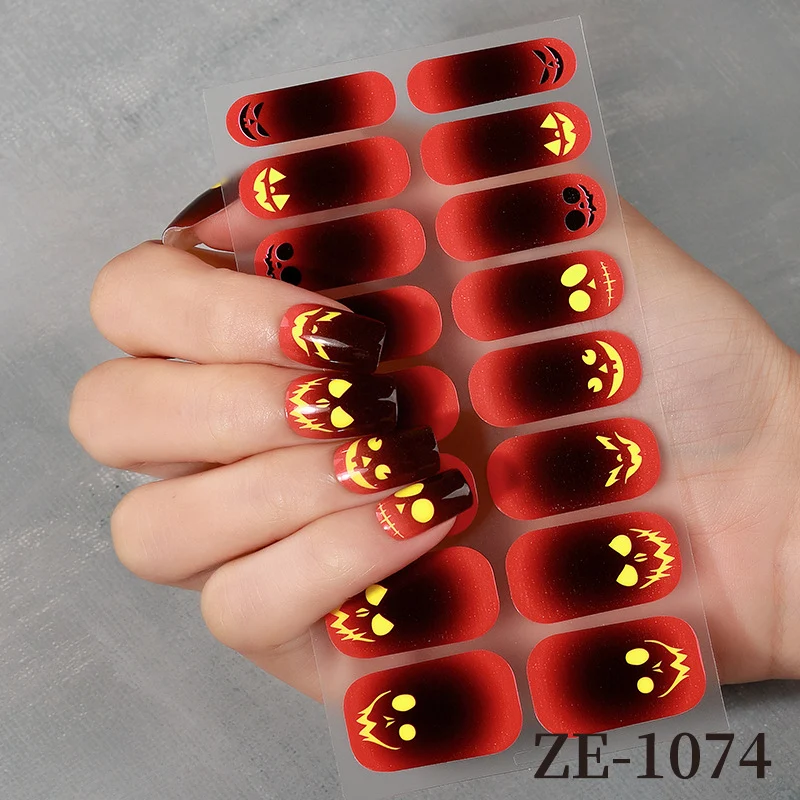 Halloween-Themen Nail Wraps