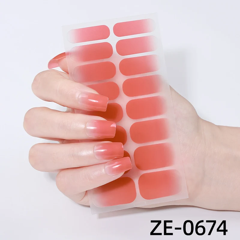 Gradient Gel Nagel Wraps