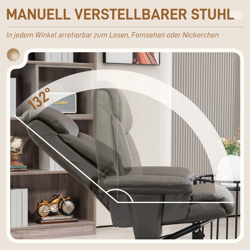 Relaxsessel Hocker Fernsehsessel Liegefunktion Wippfunktion Sessel