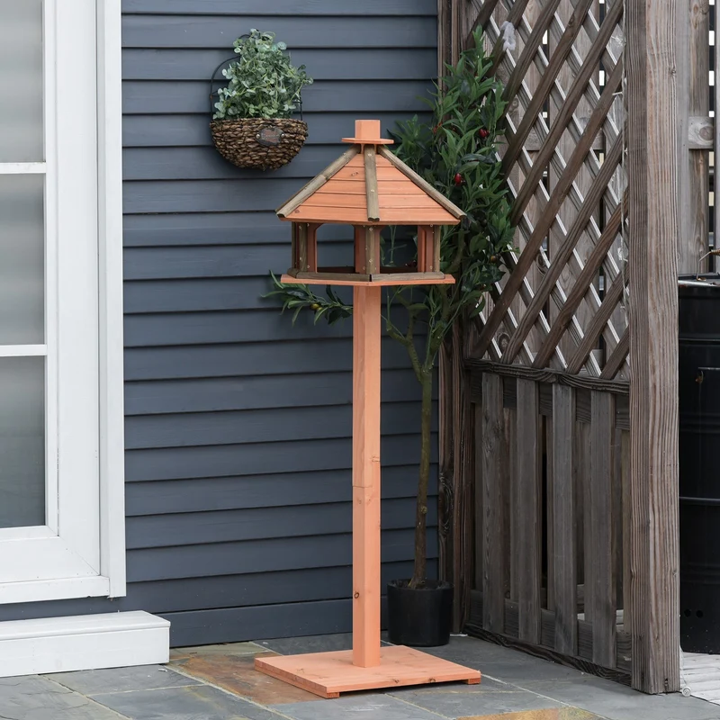 Vogelhaus Vogelvilla Futterhaus 130cm Ständer Vogel