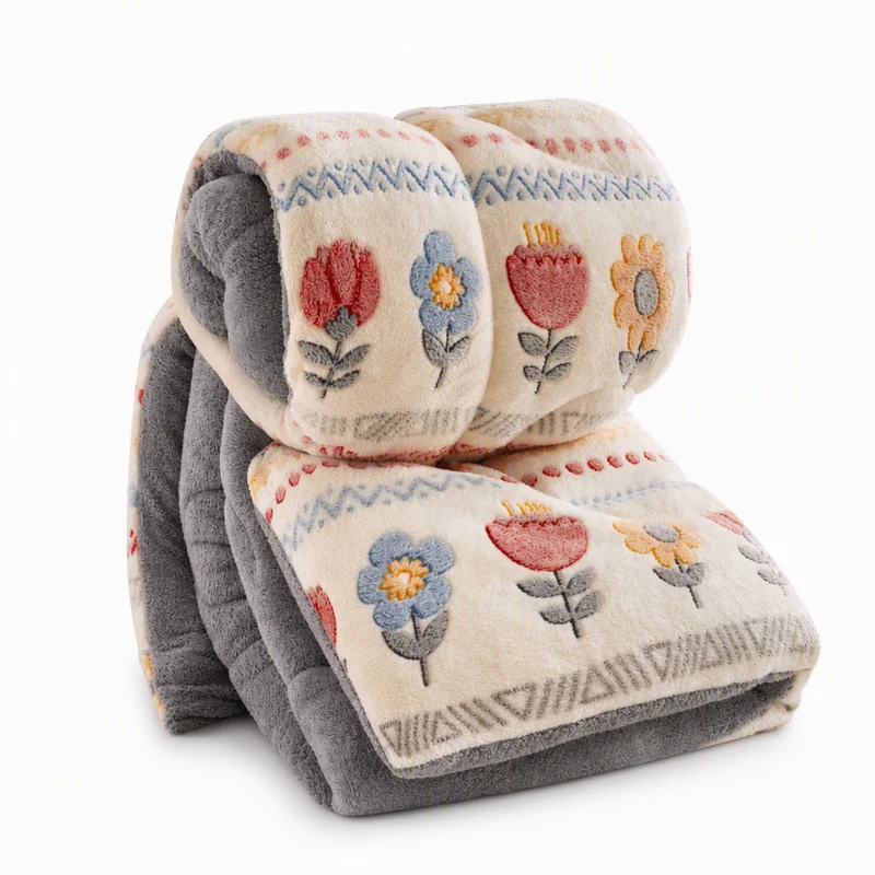 🛏️ 50% RABATT! ❄️ Winterdecke – Lammfleece & Milch‑Samt, warm & kuschelig ✨